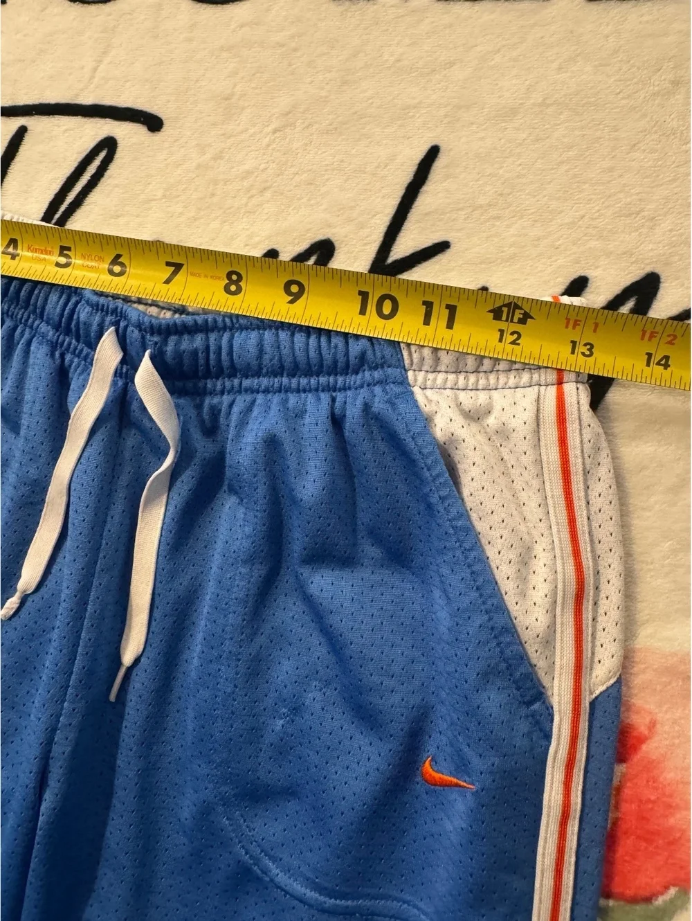 Vintage Nike athletic pants (blue and white, 90s, Big Girls' size XL